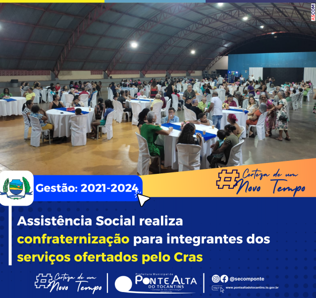 Assistência Social realiza confraternização para integrantes dos serviços ofertados pelo CRAS