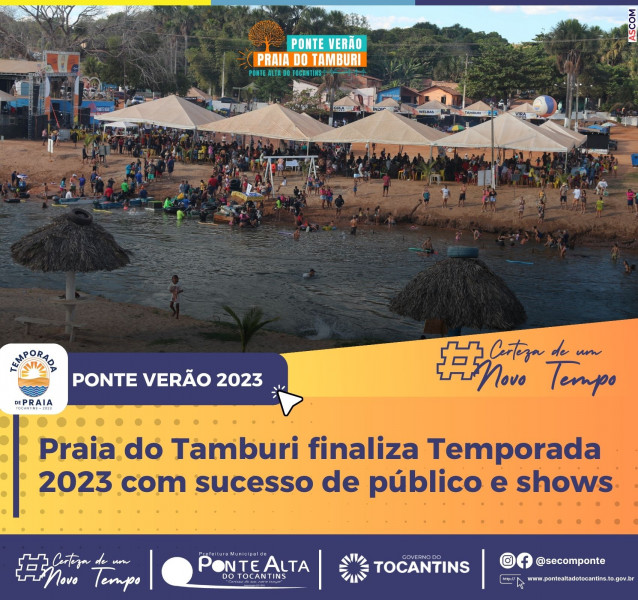 Praia do Tamburi finaliza Temporada 2023 com sucesso de público e shows